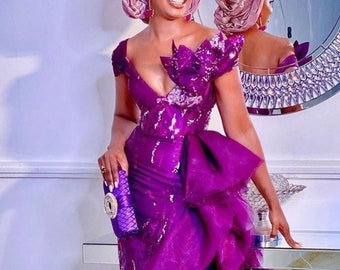 african lace dress styles