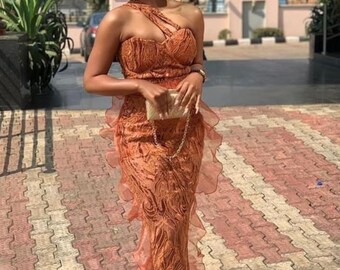 african lace dress styles
