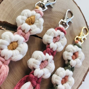 DIY Macrame Keychain PDF Pattern | Macrame Key Ring PDF Tutorial | Step ...