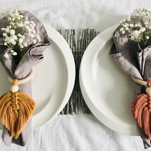 Boucles De Serviette Ramadan Lettres Métal - Lot De 12 - Décoration Table Mariage, Fête - Argenté