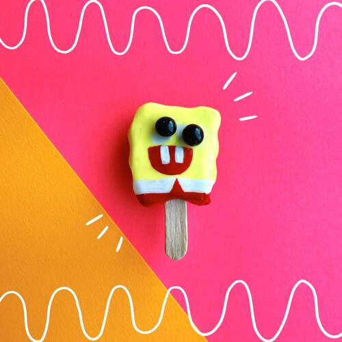 Spongebob Popsicle / Office / Cute Fridge Etsy