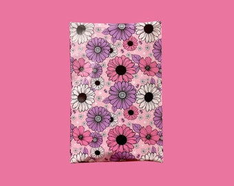 Poly Mailer 6x9 - 3.15 mil Thick - Flirty Floral - Valentine’s Packaging - Boutique Poly Mailer - Self Sealing Shipping Bags - 25ct - 250 ct