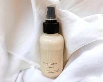 Room Spray, pure essential oils, all natural, 100 ml, EUCALYPTUS & MINT