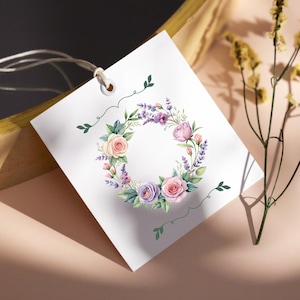 Stickerpakket met retro bloemen | Antieke kransstickers | Stickervel Vintage ambachtelijke versieringen