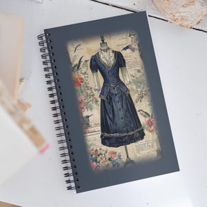 Elegant Vintage (LBD) Little Black Dress Spiral Notebook
