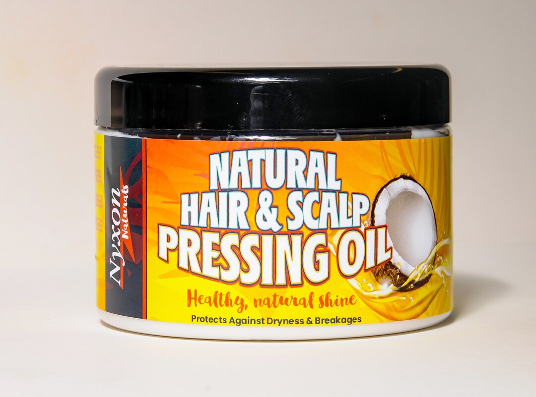 Natural Hair and Scalp Pressing Oil Etsy