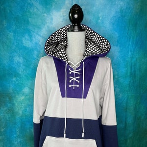 Unisex Anime Inspired Hoodie: Handmade Fleece Sweatshirt