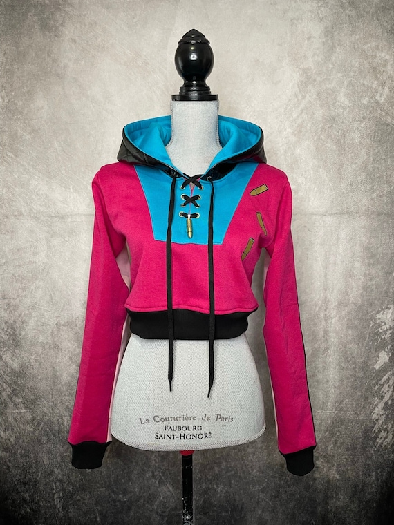 Anime Inspired Hoodie: Handmade Unisex Sweatshirt Fleece
