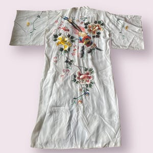 Vintage Japanese Embroidered Wedding Kimono c1930