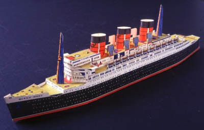Queen Mary Boat - DIY Paper Model/kit - INSTANT DOWNLOAD - Etsy