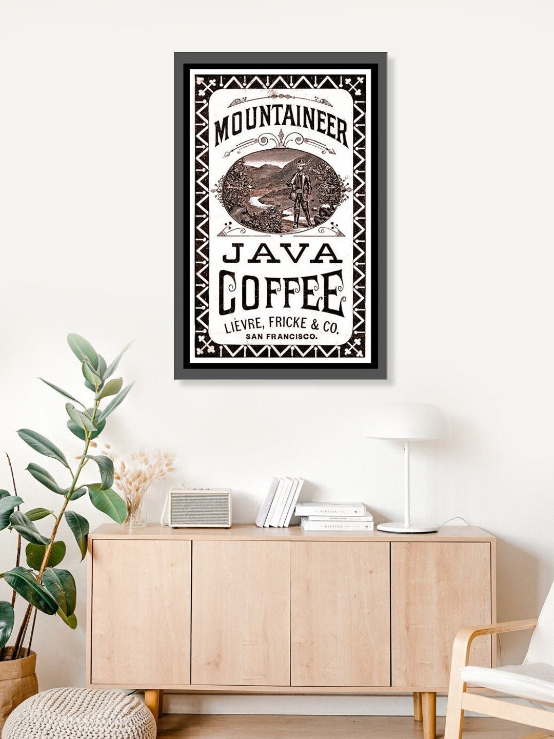 Vintage Coffee Art - Mountaineer Java Coffee - San Francisco (high ...