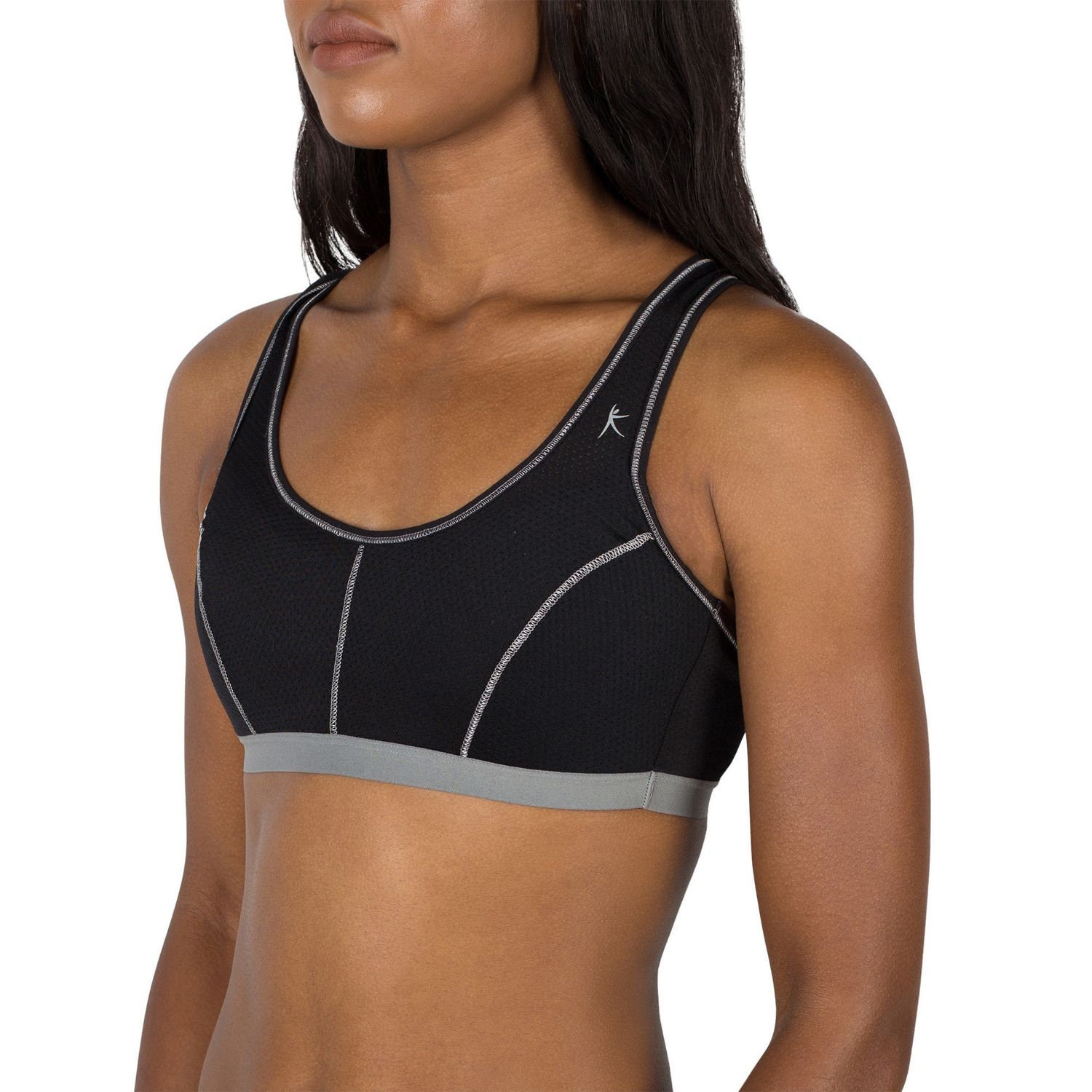 Danskin Women's Medium Impact Adjustable Back Sports Bra 