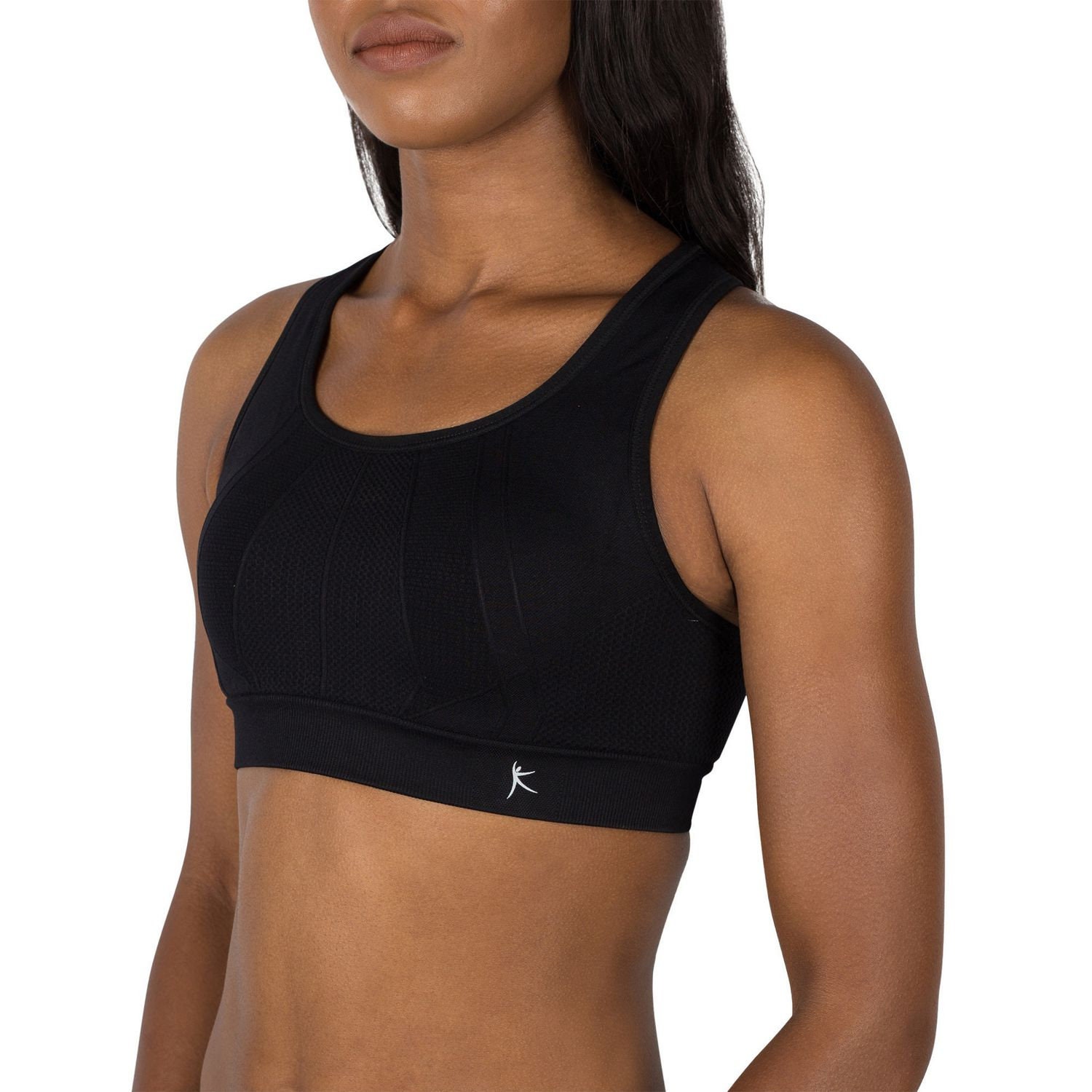 Danskin Utility Sport Racerback Sports Bra with Built-in Pads