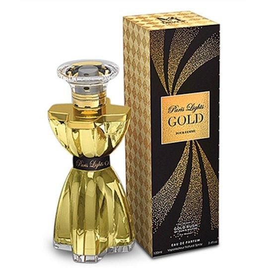 Paris Lights Gold Women's Designer Perfume Spray by MIRAGE 