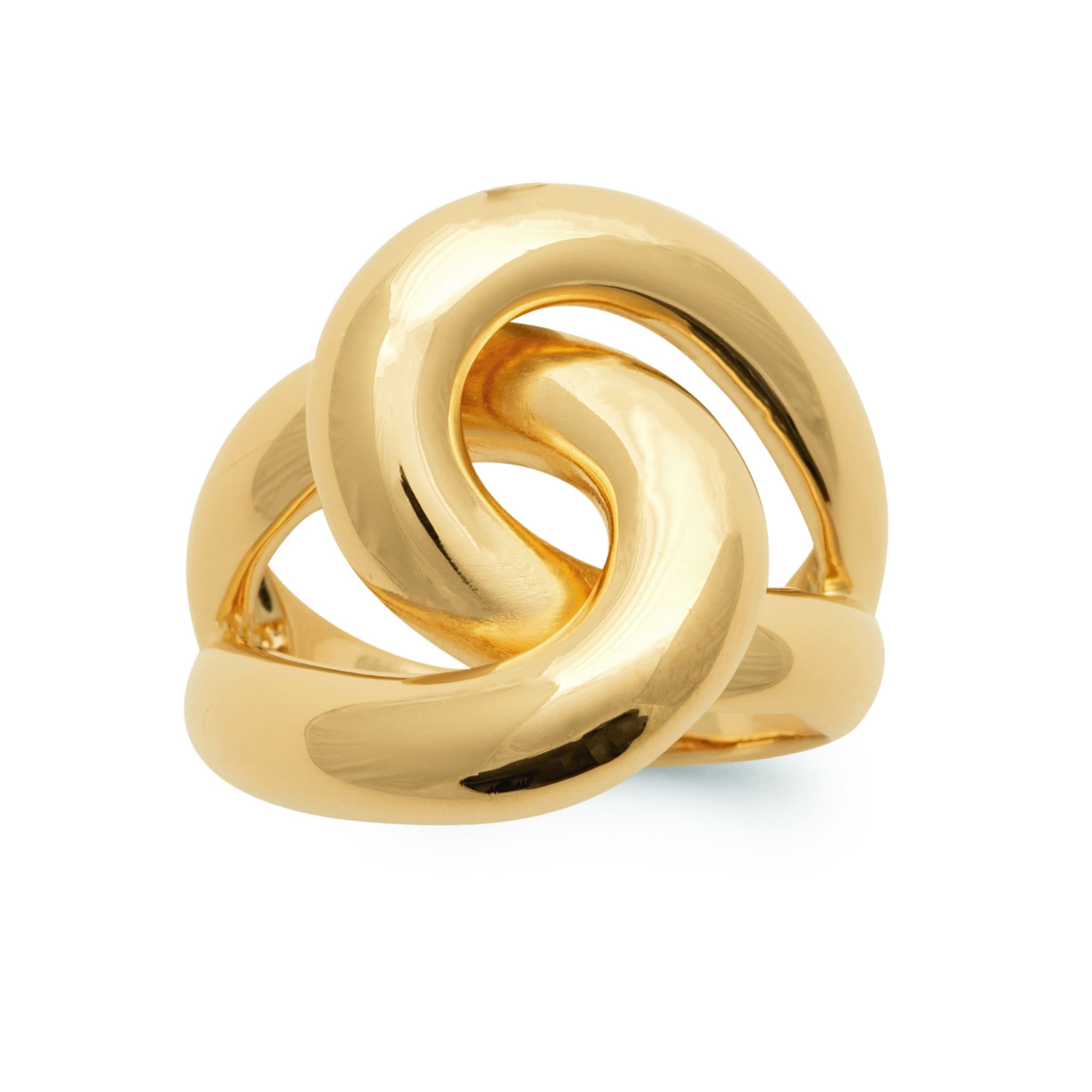 Énorme Bague En Or Blanc Massif 18 Carats - Taille 67 - Occasion - Fabriqué En France