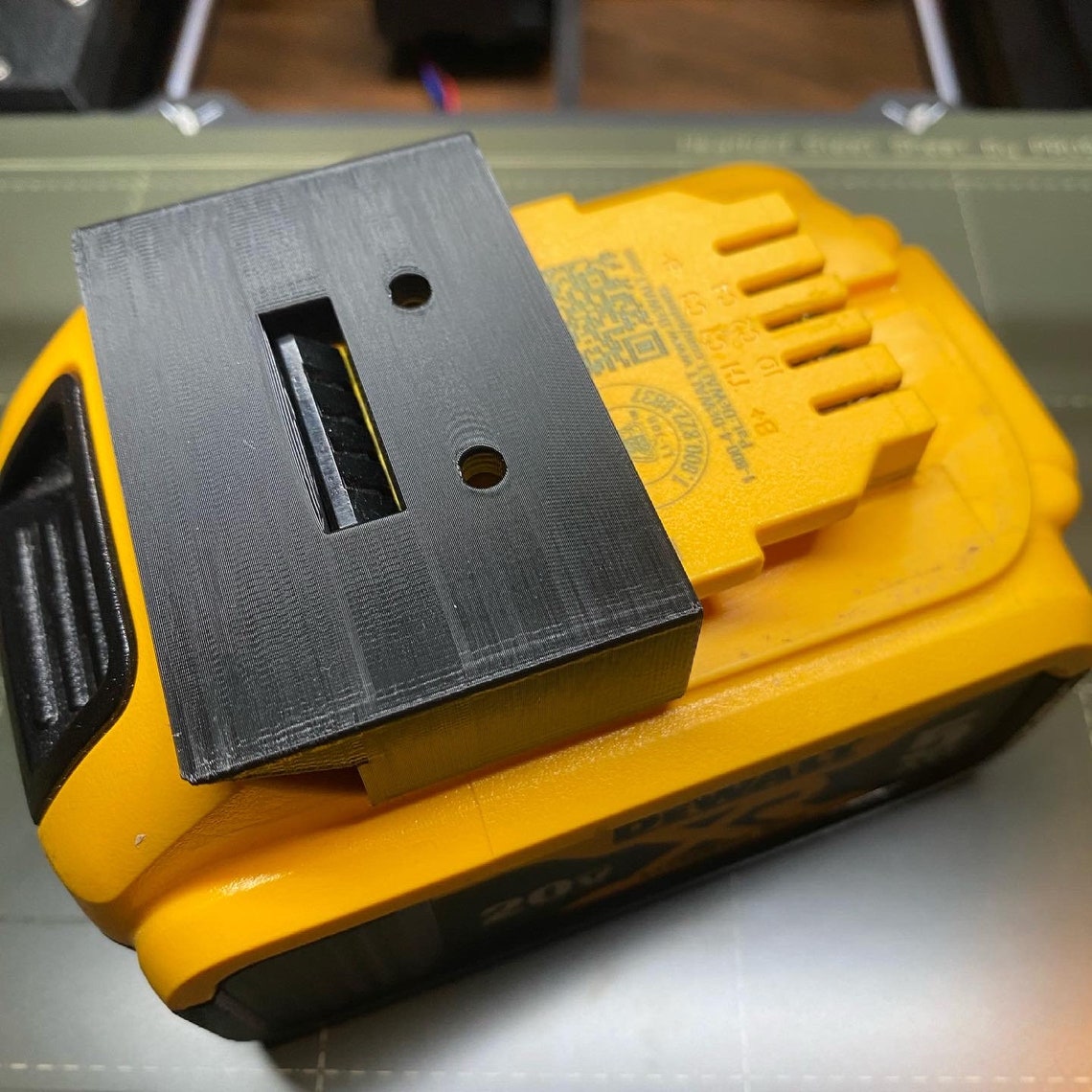 Dewalt 20v Battery Holder / Mount Etsy
