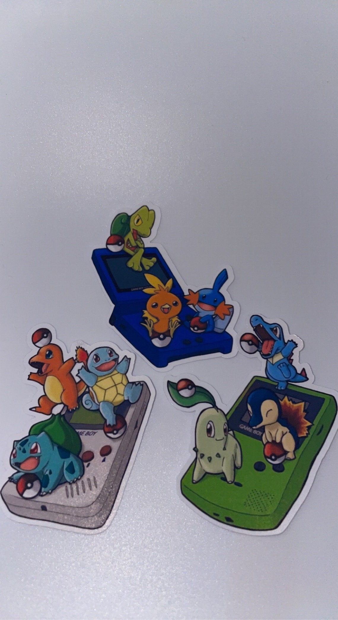 Pokémon Stickers Pokémon Decals Pokémon Generations Decals Etsy