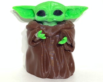 Baby Yoda Grogu Star Wars Mandalorian 3D Printed Figure Toy