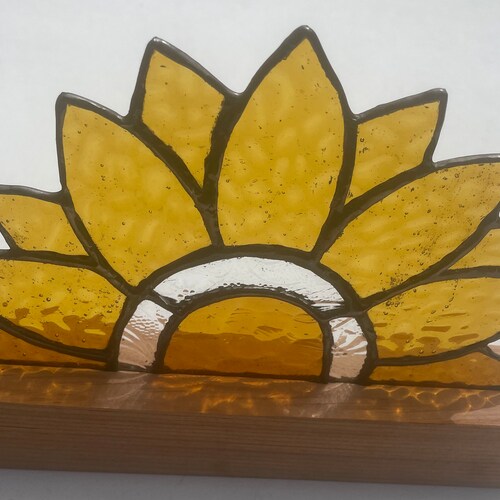 MF DOOM Stained Glass Suncatcher yellow/orange Etsy