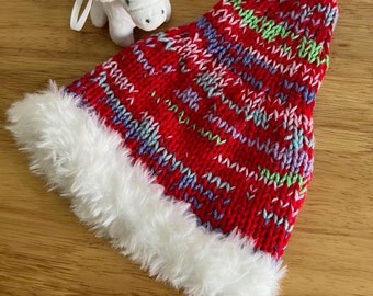 Christmas Baby Hat Knitting Pattern