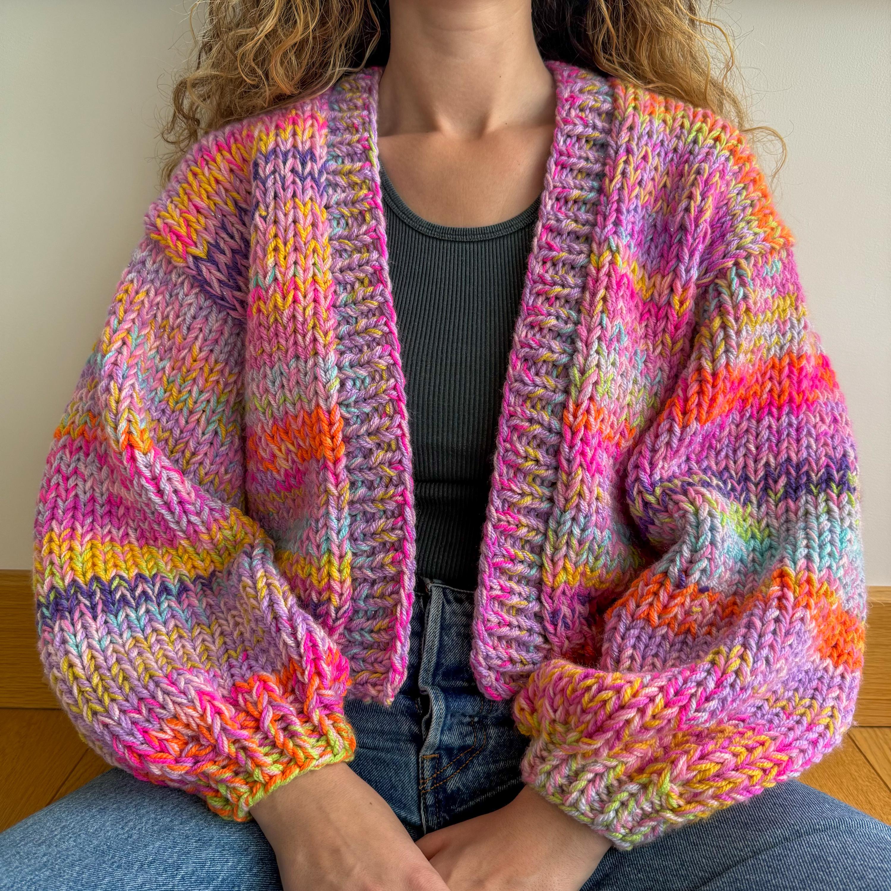 Crazy Pattern Cardigan - Etsy