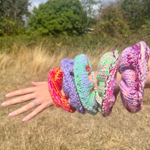 Scrunchie Knitting Pattern - Beginner Friendly PDF Tutorial - Quick & Fun - Monster Scrunchie