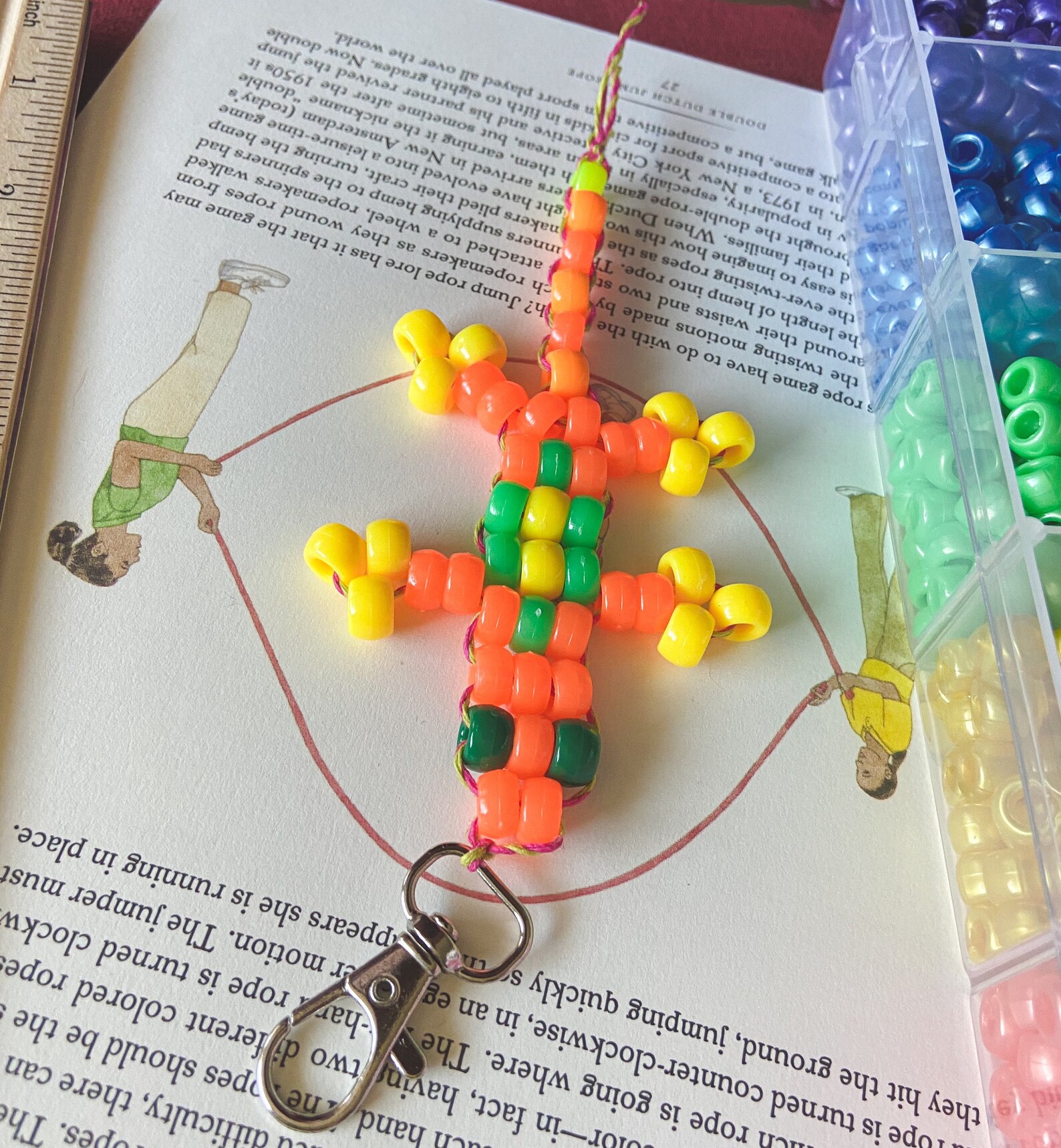 90s Gecko bead pet pony bead retro vibes 2000s keychain lizard Etsy