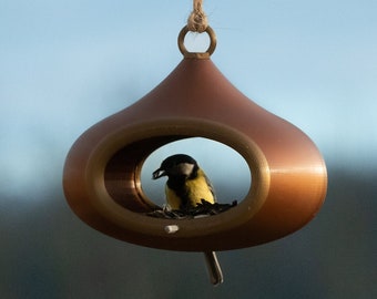 decorative bird feeder (bronze)