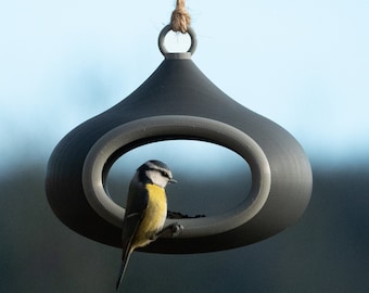 mangeoire à oiseaux déco (gris)