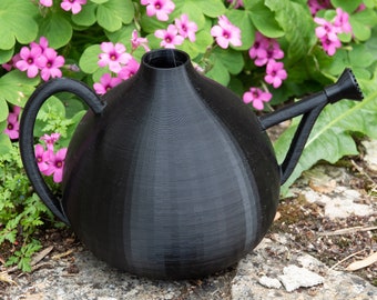 designer watering can 1.5L (black)