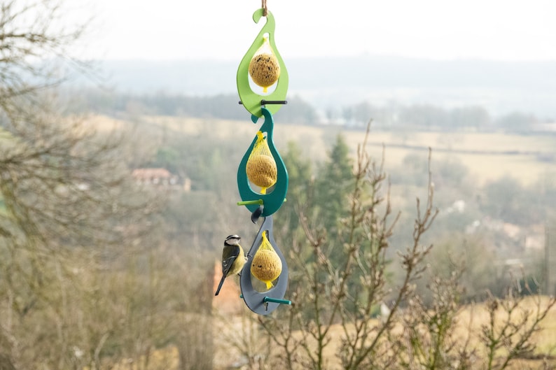 3 supports déco boules de graisse pour oiseaux image 1