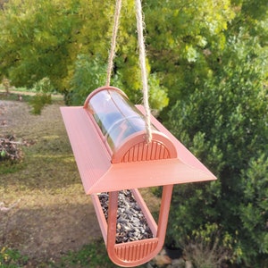 mangeoire à oiseaux design panoramique cuivre image 10