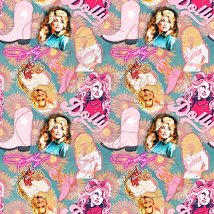 Golly Miss Dolly Seamless Pattern