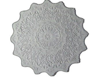Embroidered Doily- 5 inch