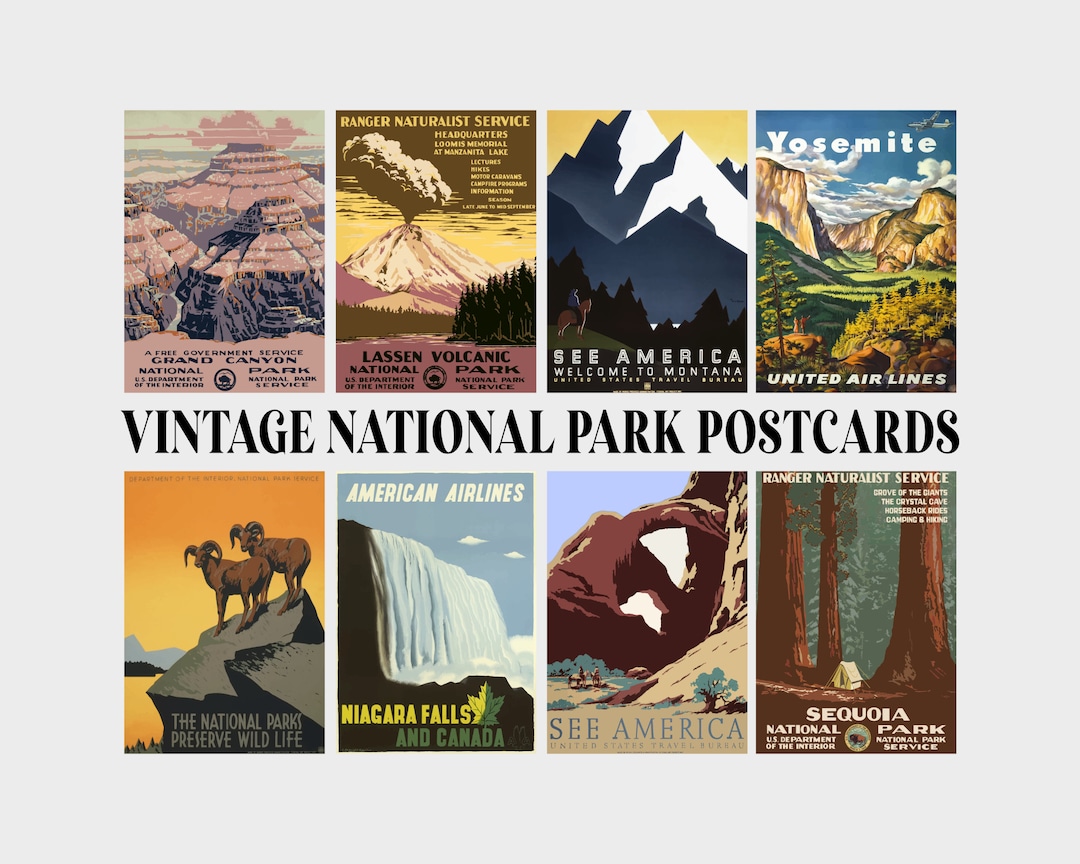 National Parks of the USA Postcards National Parks of the USA Postcards