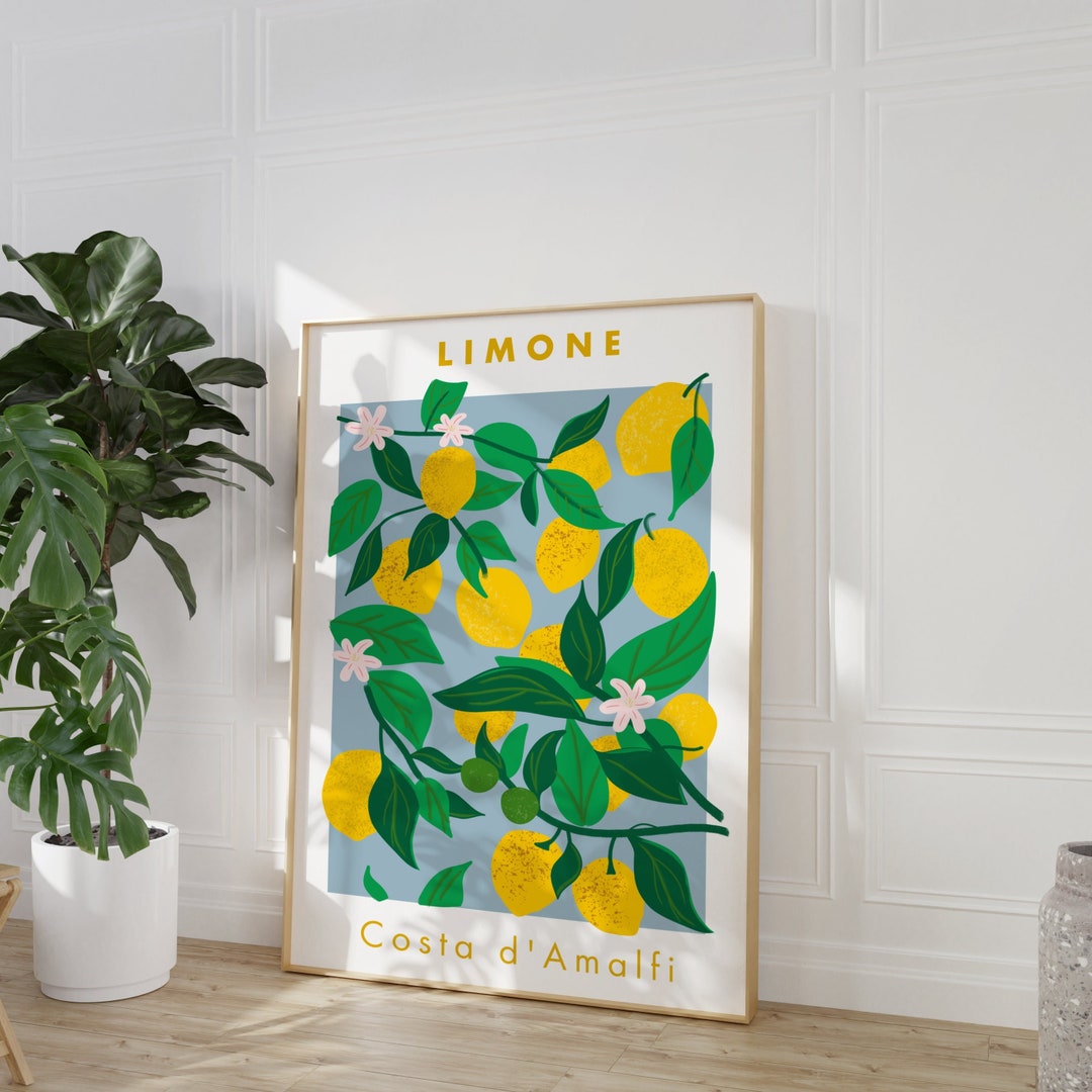 Amalfi Lemon Digital Download Print Printable Italy, Travel, Souvenir