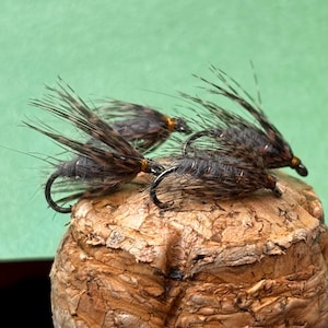 Soft Hackle Hare’s Ear Nymph – Gray | Size 14 | Hand-Tied Wet Fly