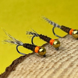 Tungsten Bead Head Barbless Perdigon Nymph