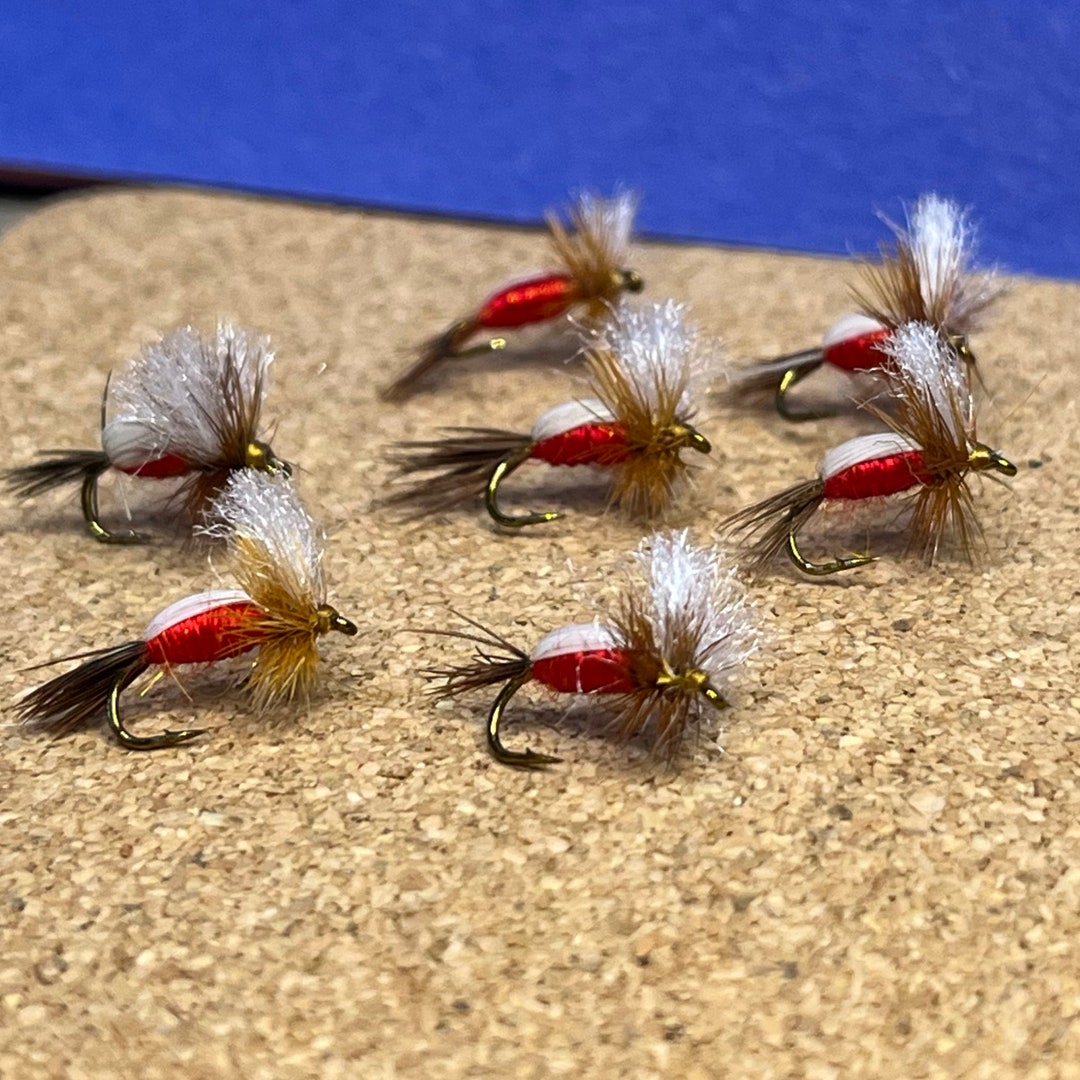 Red Humpy Dry Fly – Size 14 – High-floating Trout Fly - Etsy