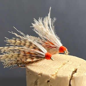 Soft Hackle Hase Ohr Trockenfliege-Orange | Hakengröße 14