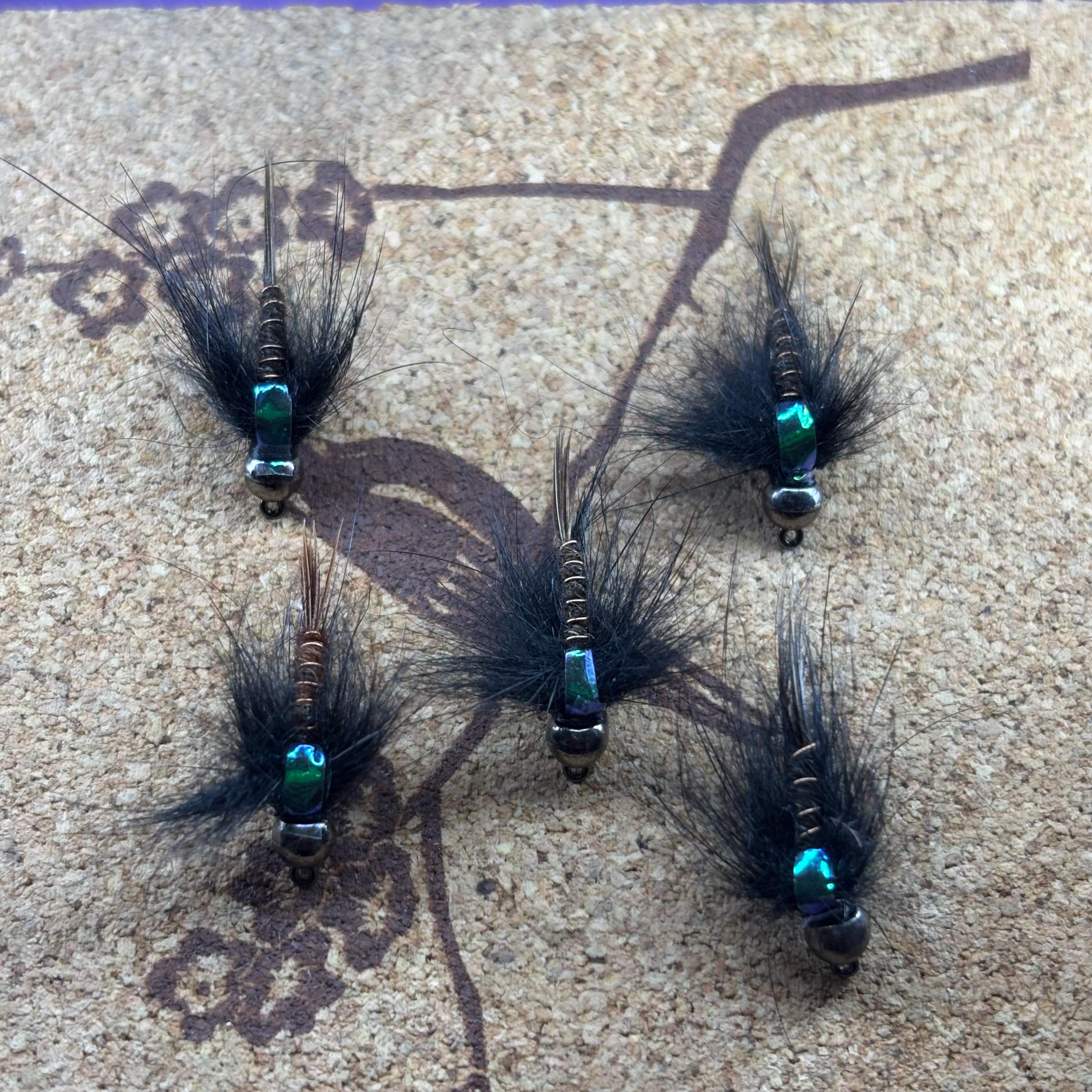 Hareline Dubbin Bugger Hackle Patches - Materiale per costruire mosche
