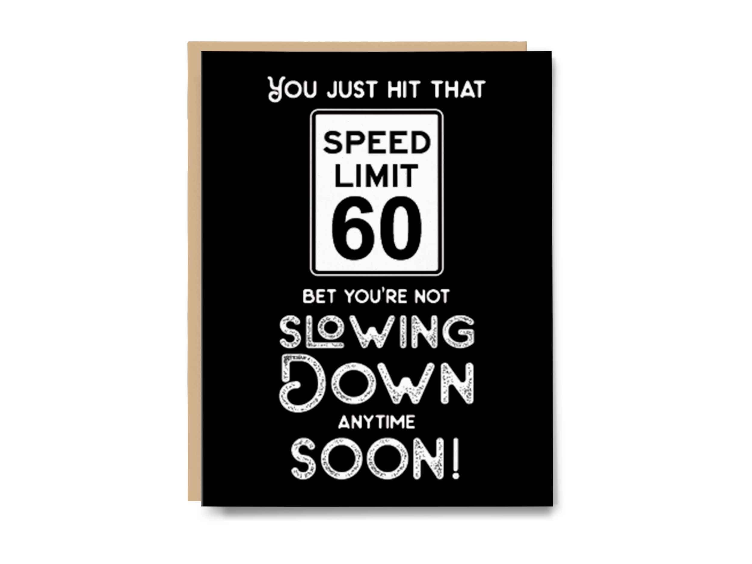 60th Birthday Card 60 Birthday Gift Car Lover Gift Funny | Etsy