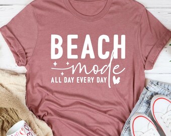 Camiseta de estilo playero: vibras veraniegas relajantes, estilo costero