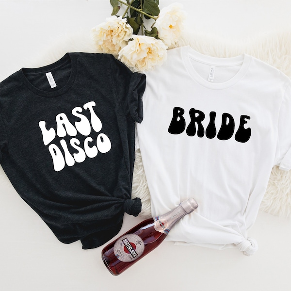 Disco Bride shirt, Disco Bachelorette Shirts, Tie Dye Bachelorette party Shirts, Disco Cowgirl, Bachelorette Party, One Last Disco