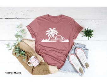Camiseta para amantes de la playa: Camiseta de cabello salado, sol y vida costera