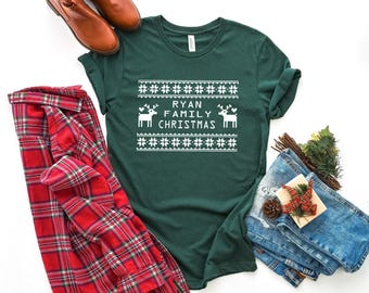 Custom Family Christmas Shirt: Matching Holiday Sweatshirt