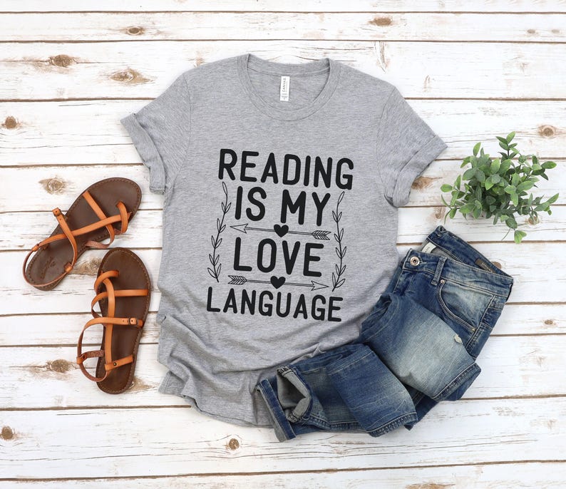 Funny Reader T-Shirt: Reading is My Love Language, Soft Unisex Tee image 3