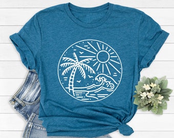 Beach Vibes T-Shirt: Summer Vacation Graphic Tee