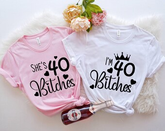 40th Birthday Shirt: Funny Forty Birthday Gift
