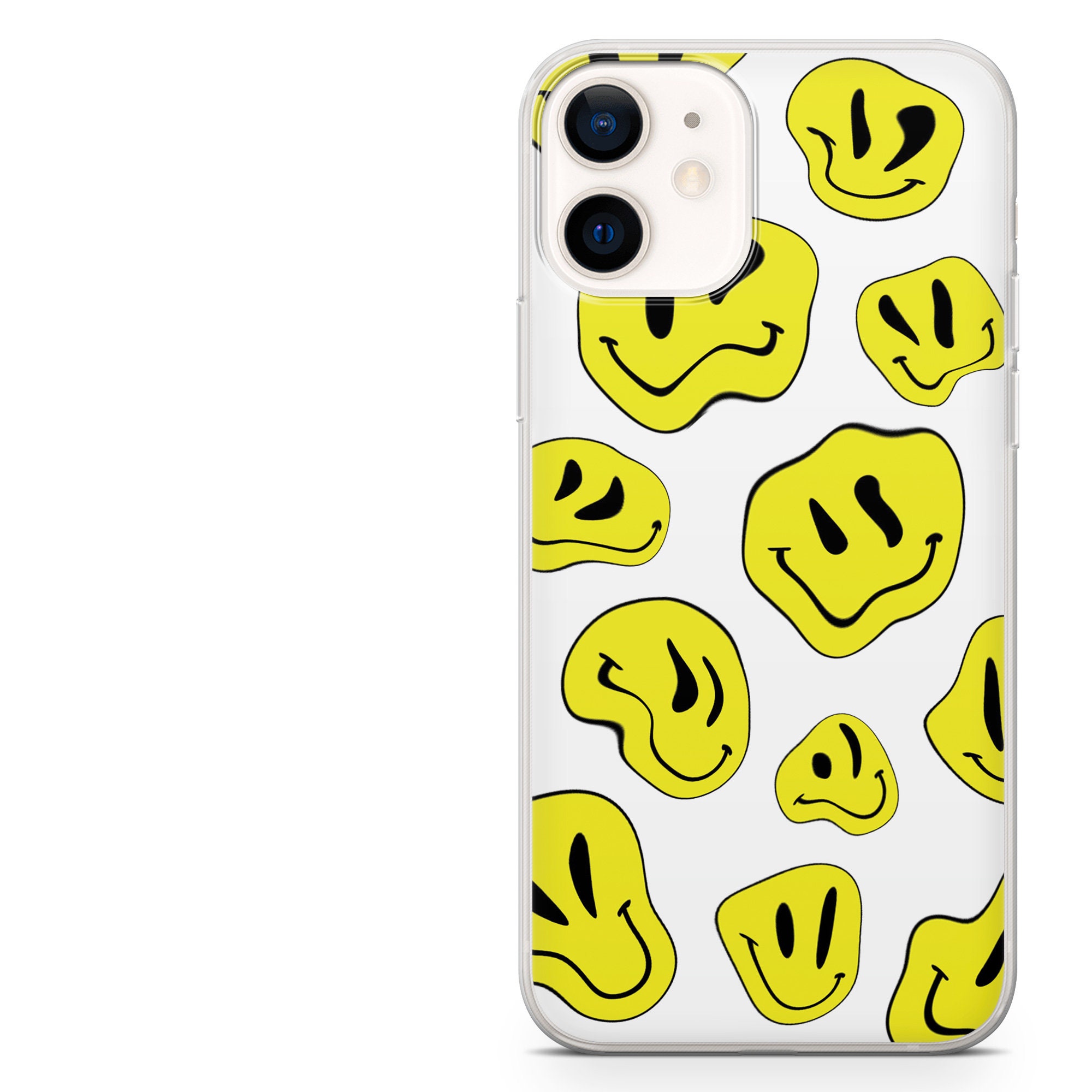 Trippy Smiley Face Case Melting Droopy Phone Cover for Iphone - Etsy UK